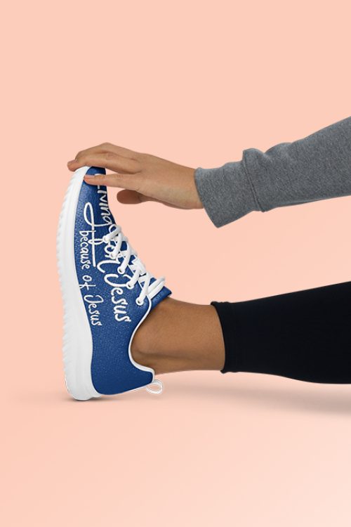 Living for Jesus – Adult Athletic Shoes (Women)